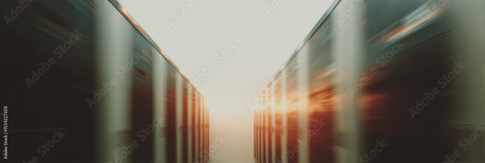 Aufkleber Futuristic Data Center with High-Tech Server Racks in Row Representing Secure Digital Backbone for Cloud Services and Reliable Modern Technology Infrastructure
