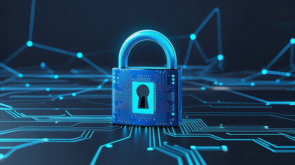 "Digital Cloud Data Security Implementation Using Padlock Icons for Protected Access and Information Integrity"

