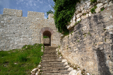 Entrance to the ancient Anakopian fortress. New Athos, Abkhazia