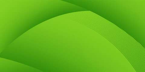 green gradient simple background. modern wave element. suit for banner, web, brochure, presentation
