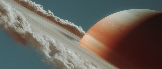 Glowing Planet Alignment in Smooth Orbits with Mystical Energy for Astrology and Cosmic Guidance - Modern Universal Connection Concept