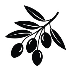 olive branch with olives