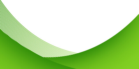 Green Abstract Wave Vector Background
