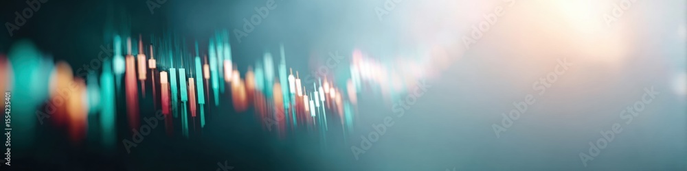 Poster Digital trading dashboard with dynamic stock market data visualizations and fluctuating financial graphs for real-time investment analysis and growth strategy