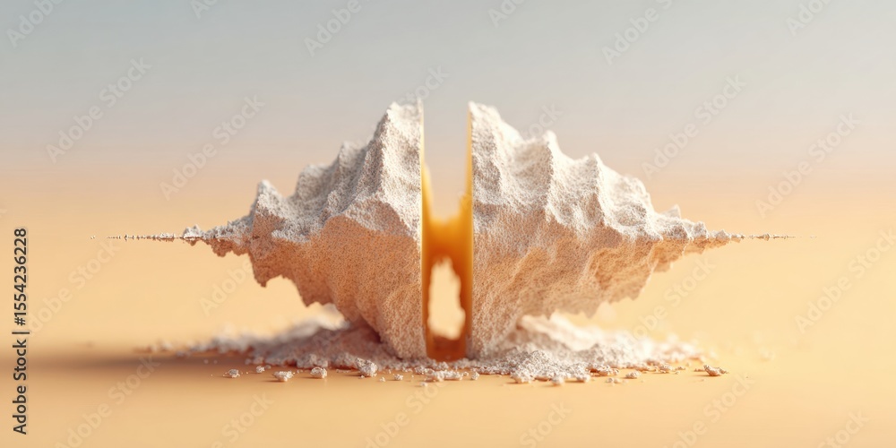 Aufkleber Modern Seismograph Paper Display with Sharp Earthquake Wave Peaks for Scientific Analysis and Tech Innovation in Seismic Activity Monitoring