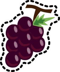 Hand draw Cute Fruit Characters Vector Set