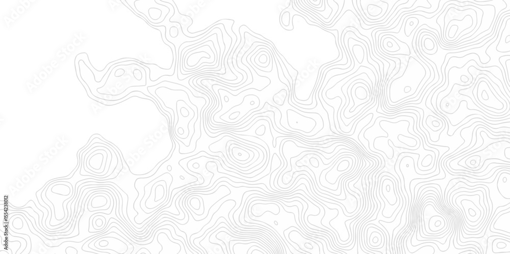 Poster abstract vector geometric lines topographic contour lines grid map seamless pattern. geographic moun