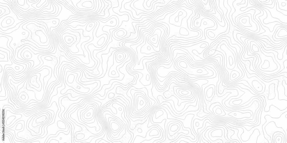 Poster abstract vector lines topographic contour lines grid map seamless pattern. geographic mountain relie