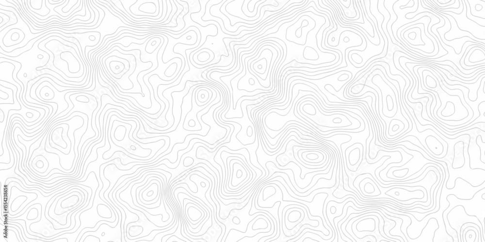 Poster abstract vector geometric lines topographic contour lines grid map seamless pattern. geographic moun
