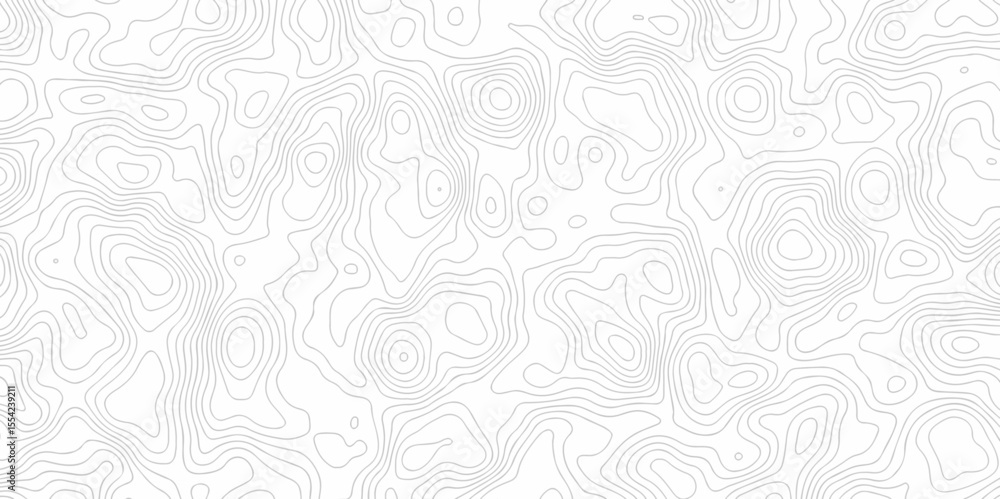 Poster abstract vector lines topographic contour lines grid map seamless pattern. geographic mountain relie
