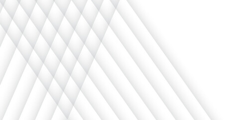 Abstract modern geometric diagonal lines background with grey and white square Element on light silver modern design for poster, banner, wallpaper, mockup, flyer, and report. Vector illustration.