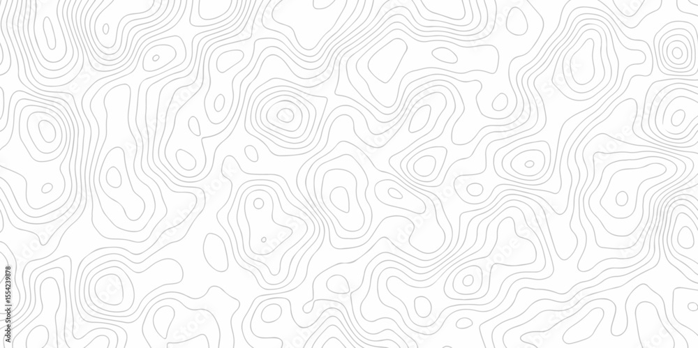 Poster abstract vector geometric lines topographic contour lines grid map seamless pattern. geographic moun