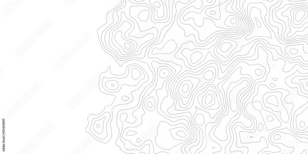 Poster abstract vector lines topographic contour lines grid map seamless pattern. geographic mountain relie
