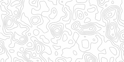 Abstract minimal The pattern discovery vector topo map creative discovery White wave grid stripe line map topography. vector geographic contour mounted map background.	
