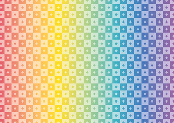 四角の中に菱形シームレスパターン3