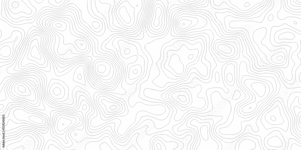 Poster abstract vector lines topographic contour lines grid map seamless pattern. geographic mountain relie