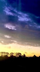 Obraz premium sunset in the mountains