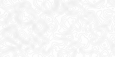 Abstract vector Lines Topographic contour lines grid map seamless pattern. Geographic mountain relief. minimal lines background. Contour maps. illustration, Topo contour map design.	