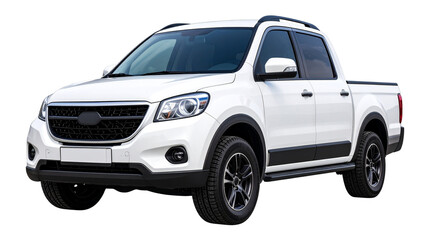 Family car, Luxury SUV isolated on transparent and white background.PNG image