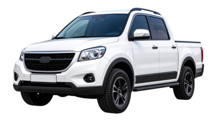 Family car, Luxury SUV isolated on transparent and white background.PNG image