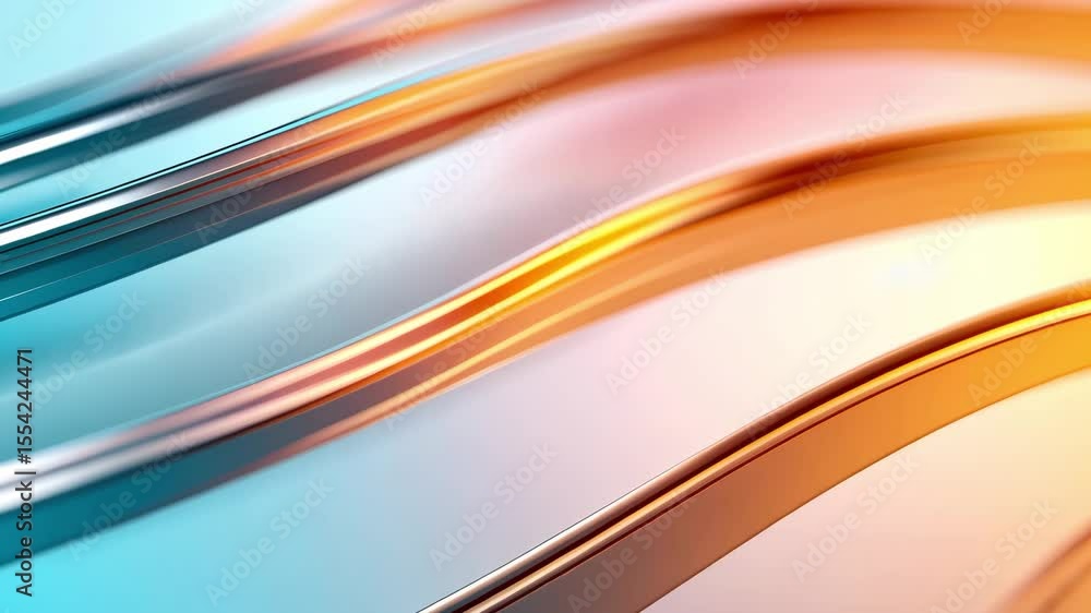 Poster abstract wavy lines in vibrant colors showcasing dynamic movement and fluidity for modern design bac