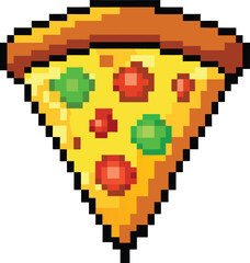Pixel pizza slice