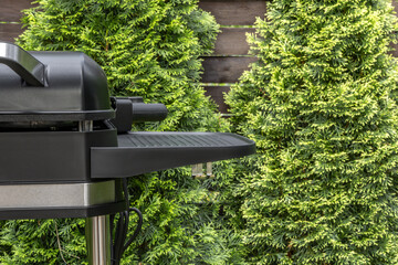 Assembling a new grill on the plot, installing an electric grill, hotplate, thermostat, power...