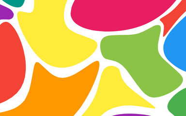 abstract background with colorful splashes