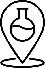 perfume bottle location icon