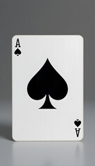 Ace of Spades playing card.
