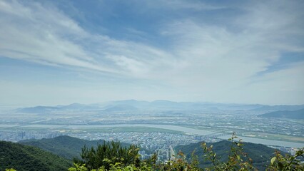 Obraz premium Panoramic view in Busan, South Korea