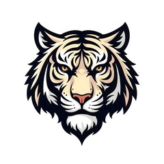 logo tatto tiger head mascot 