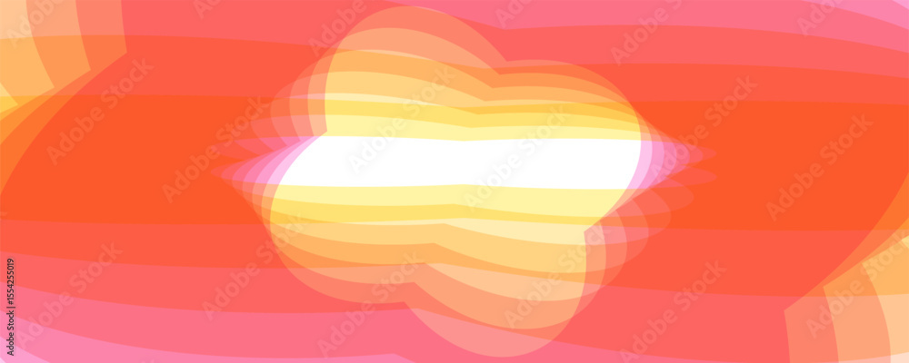 Poster bright creative background template with dynamic multilayered effect. layout design overlay geometri