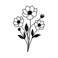 vector illustration of a flower