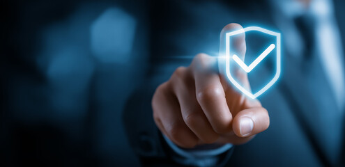 Quality management with Quality Assurance or QA and Quality Control or QC and improvement. Standardization and certification concept. Compliance to regulations and standards. Concept with manager.