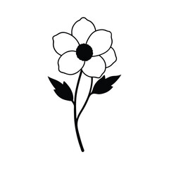 vector illustration of a flower