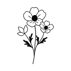 vector illustration of a flower