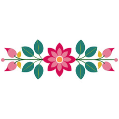 Flower Line Vector
