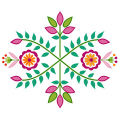 Flower Line Vector