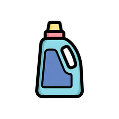 Obraz premium Cleaning product bottle illustration