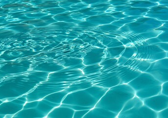 Obraz premium Ripples and Reflections on a Pool of Water