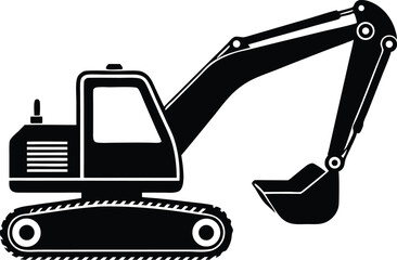 construction excavator illustration
