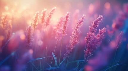 Floral Sunset Meadow