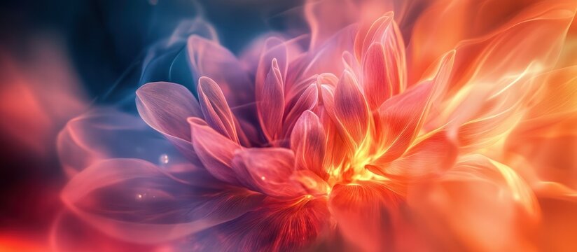 Abstract Flower Burst