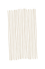 Beige Lines Design Element on White Background