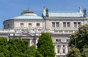 Obraz premium Facades of historical buildings Austria, Vienna