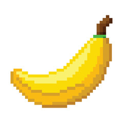 Fototapeta premium Pixel banana