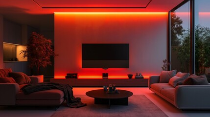 led room in every room 
balcony decorative ideas 
tv room decoration 
in each color decorative led ideas 