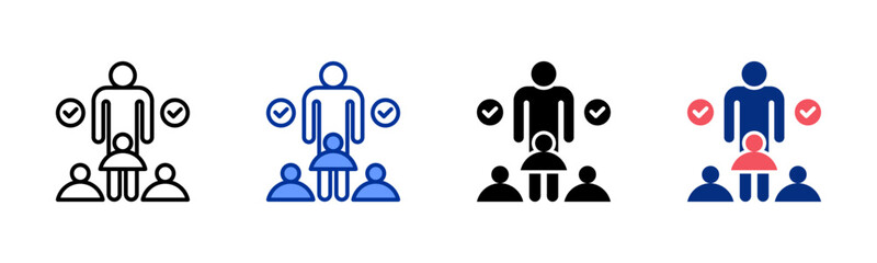 Accompany icon sheet multiple style collection