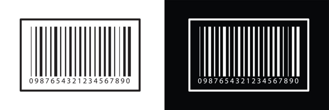 Bar code vector cartoon icon. Vector illustration barcode on white background. Isolated cartoon illustration in eps 10.	